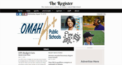 Desktop Screenshot of omahacentralregister.com